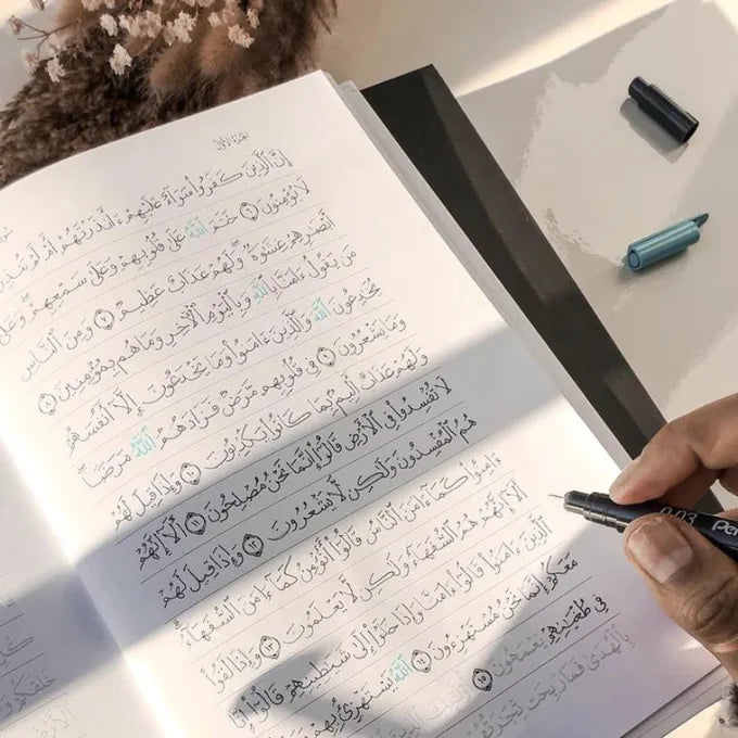 كتب تتبع آيات القرآن بخط اليد (مجموعة من 5 كتب)