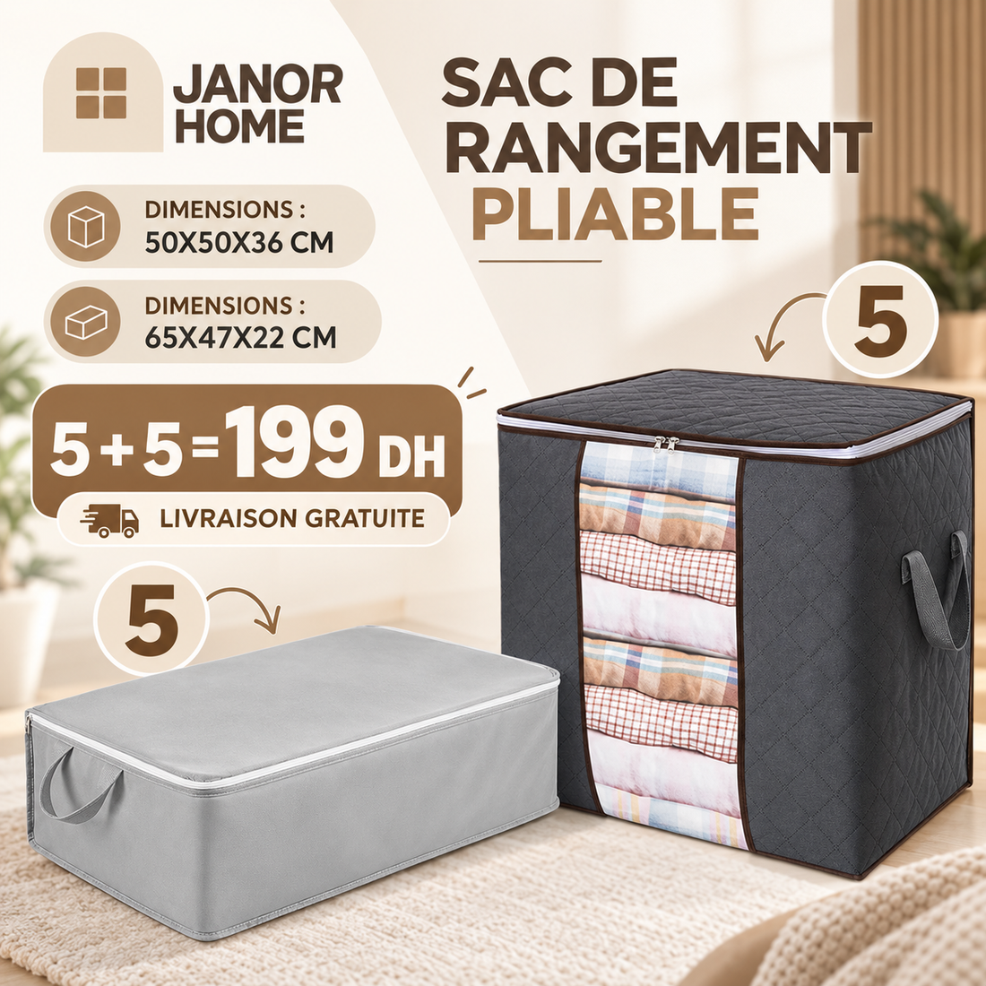 Pack 5 + 5 : grand format + format moyen