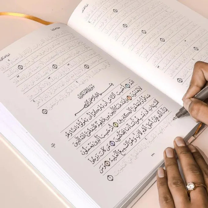 كتب تتبع آيات القرآن بخط اليد (مجموعة من 5 كتب)